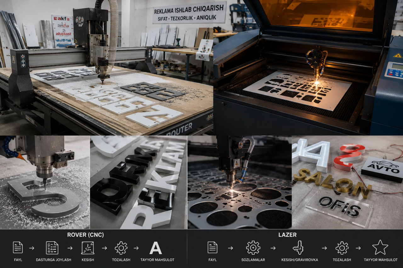 CNC станок обрабатывает металлическую деталь